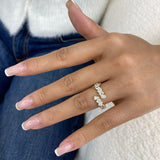 Diamond Band Ring 1.6 ct Yellow Gold