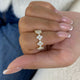 Cluster Ring Ring 1ct TCW, 14K Gold