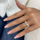 Cluster Ring Ring 1ct TCW, 14K Gold