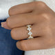 Cluster Ring Ring 1ct TCW, 14K Gold