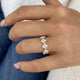 Cluster Ring Ring 1ct TCW, 14K Gold