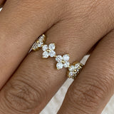 Diamond Band Ring 1 ct Yellow Gold