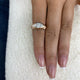 Rippples Ring 1.5 ct TCW , Solid Gold 14k