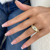 Seraph Ring 2 ct TCW , Solid Gold 14k