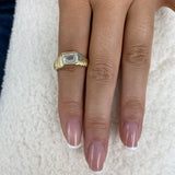 Seraph Ring 2 ct TCW , Solid Gold 14k