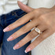 Sorelle Ring 2 ct TCW , Solid Gold 14k