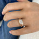 Sorelle Ring 2 ct TCW , Solid Gold 14k