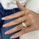 Véon Ring 2 ct TCW , Solid Gold 14k