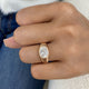 Kairo Ring 2 ct TCW , Solid Gold 14k