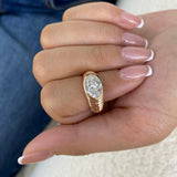Kairo Ring 2 ct TCW , Solid Gold 14k