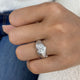 Rippples Ring 1.5 ct TCW , Solid Gold 14k