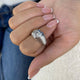 Rippples Ring 1.5 ct TCW , Solid Gold 14k