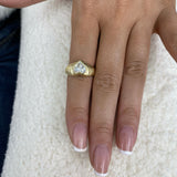 Zyra Ring 1.5 ct TCW , Solid Gold 14k