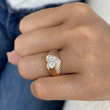 Avyra Ring 1.5 ct TCW , Solid Gold 14k