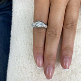 Luxoré Ring 1.5 ct TCW , Solid Gold 14k