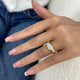 Aevon Ring 1.5 ct TCW , Solid Gold 14k