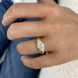Aevon Ring 1.5 ct TCW , Solid Gold 14k