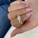 Aevon Ring 1.5 ct TCW , Solid Gold 14k