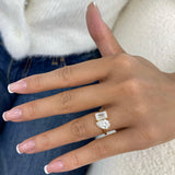 Miré Ring 3.1 ct TCW , Solid Gold 14k