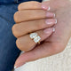 Miré Ring 3.1 ct TCW , Solid Gold 14k