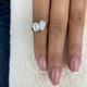 Miré Ring 3.1 ct TCW , Solid Gold 14k