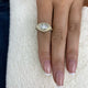 Isola Ring 2.8 ct TCW , Solid Gold 14k