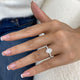 Virex Ring 1.8 ct TCW , Solid Gold 14k