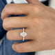 Luxor Ring 1.8 ct TCW , Solid Gold 14k