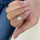 Luxor Ring 1.8 ct TCW , Solid Gold 14k