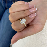 Astra Ring 2.3 ct TCW , Solid Gold 14k