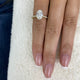 Astra Ring 2.3 ct TCW , Solid Gold 14k