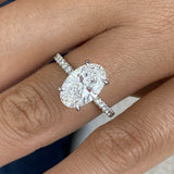 Haloa Diamond Engagement Ring 2.8 ct TCW