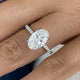 Haloa Diamond Engagement Ring 2.8 ct TCW