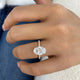Zénith Ring 3.3 ct TCW , Solid Gold 14k