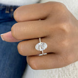 Zénith Ring 3.3 ct TCW , Solid Gold 14k