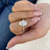 Zénith Ring 3.3 ct TCW , Solid Gold 14k
