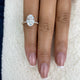 Zénith Ring 3.3 ct TCW , Solid Gold 14k