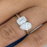 Ravelle Diamond Engagement Ring 2 ct TCW