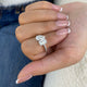Ravelle Ring 2 ct TCW , Solid Gold 14k