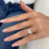 Adora Ring 2.1 ct TCW , Solid Gold 14k