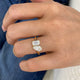 Adora Ring 2.1 ct TCW , Solid Gold 14k