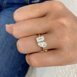 Adora Ring 2.1 ct TCW , Solid Gold 14k