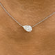 Diamond Pendant Necklace 1.5 ct White Gold