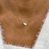 Diamond Pendant Necklace 1.5 ct Rose Gold