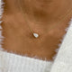 Diamond Pendant Necklace 1.5 ct Yellow Gold