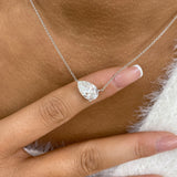 Diamond Pendant Necklace 3 ct White Gold