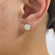 Diamond Stud Earrings 2 ct Yellow Gold
