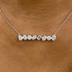 Diamond Pendant Necklace 2.1 ct White Gold
