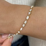 Diamond Tennis Bracelet 2.9 ct Yellow Gold