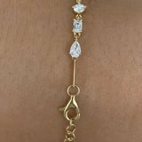 Diamond Tennis Bracelet 2.9 ct Yellow Gold